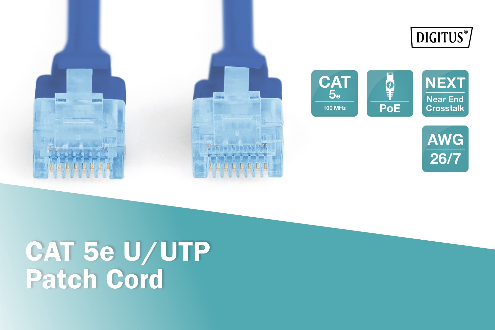 Amazon.co.jp: Digitus CAT 5e U-UTP パッチケーブル 5m ネットワーク